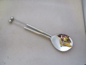 Salatbesteck zum Bestücken mit Perlen Perllochgröße ca. 2,5 mm, Gesamtlänge ca. 28cm, Fädellänge ca. 6 cm