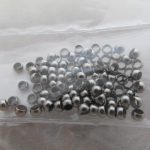 Quetschperlen Edelstahl 3 mm - 100 St.