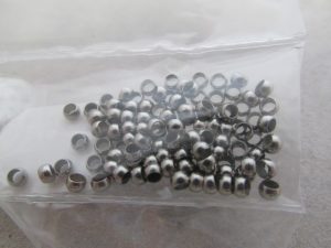 Quetschperlen Edelstahl 3 mm - 100 St.