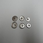 Druckknopf mit Rand für Double Beads Easy Button Armbänder - 10 St.