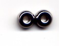 Perle 6 mm aus Edelstahl - Beutel mit 10 St.