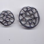 Metallzwischenteil antikplatinfarben 41 mm