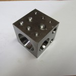 Würfelanke aus Stahl 5 x 5 x 5 cm