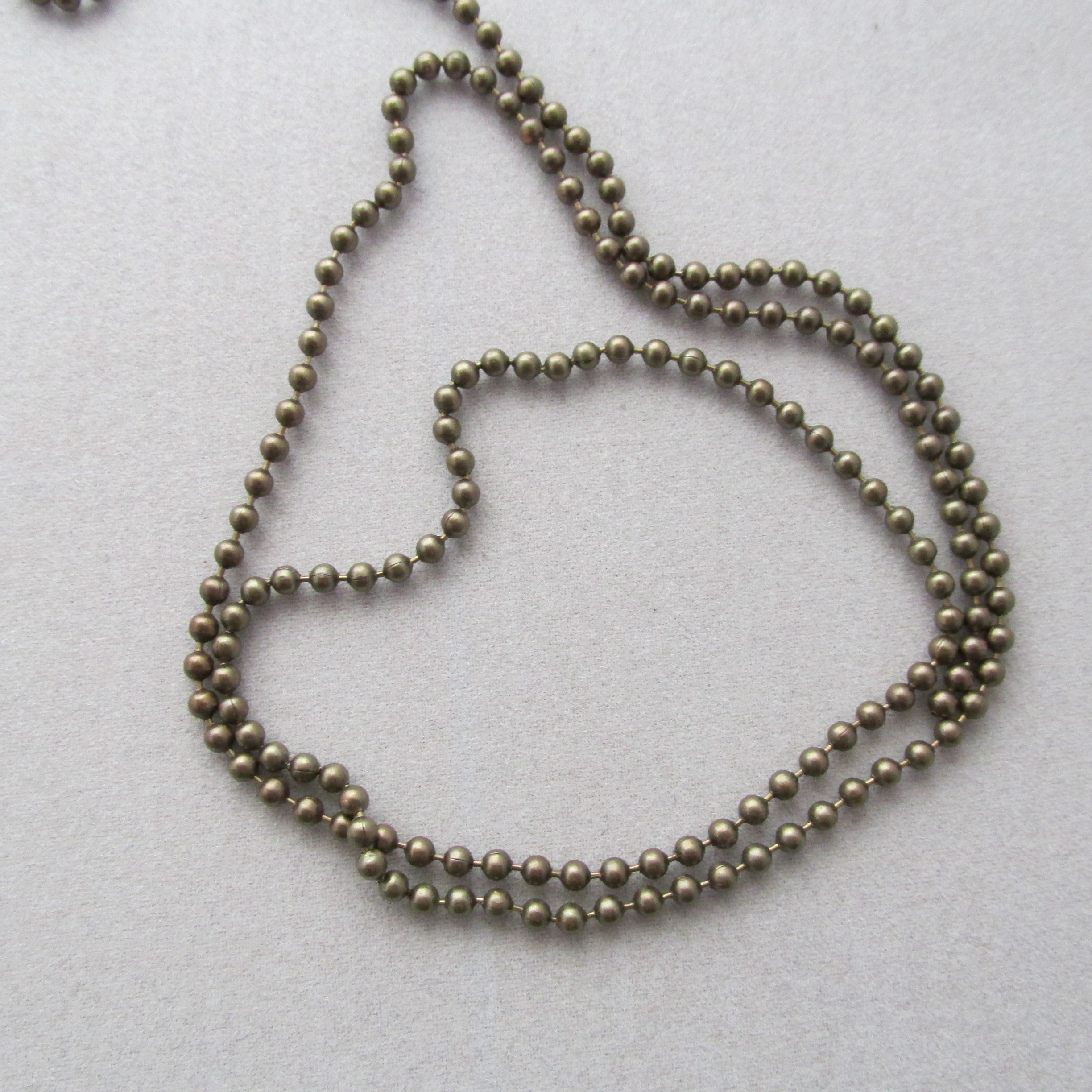 Kugelkette 2,4 mm altmessingfarben