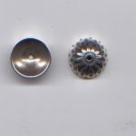 Perlkappe altsilberfarben 18 mm - 2 St.
