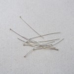 Kugelstift platinfarben 40 mm - 10 Stück