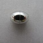 Magnetverschluss aus Edelstahl silberfarben Innendurchmesser 4 mm