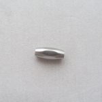 Magnetverschluss eckig aus Edelstahl mattsilberfarben Innendurchmesser 3 mm
