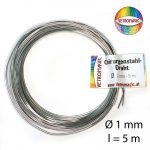 Chirurgenstahl-Draht 01,0 mm x 5 m - von Vetromagic