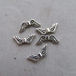 Flügel altsilberfarben 15 mm  - 5 Stück