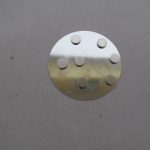 Magnete rund 2 x 10 mm, 12 St. auf Platte