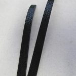 Kunstlederband geprägt flach 10 mm x 1 m