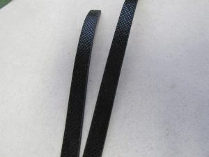 Kunstlederband geprägt flach 10 mm x 1 m