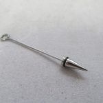 Wechselanhänger 41 mm mit Spitze aus Edelstahl