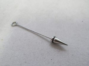 Wechselanhänger 41 mm mit Spitze aus Edelstahl