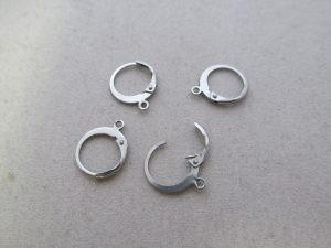 Klappcreole mit Öse aus Edelstahl - 4 Stück