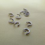 Ringel 5x 0,6 mm aus Edelstahl - 10 St.