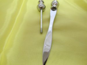 Brieföffner aus Metall versilbert
