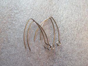 Ohrhaken aus Edelstahl 30 x 18 mm - 4 St.
