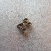 Perle 6 x 3 mm mit Gummieinsatz - 5 St.