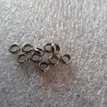 Edelstahl Perle 3 mm - 10 St.