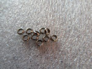 Edelstahl Perle 3 mm - 10 St.